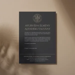Ayurvéda élmény ajándékutalvány