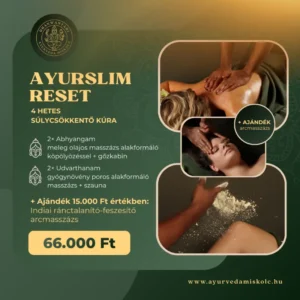 Ayurslim Reset - 4 hetes súlycsökkentő kúra
